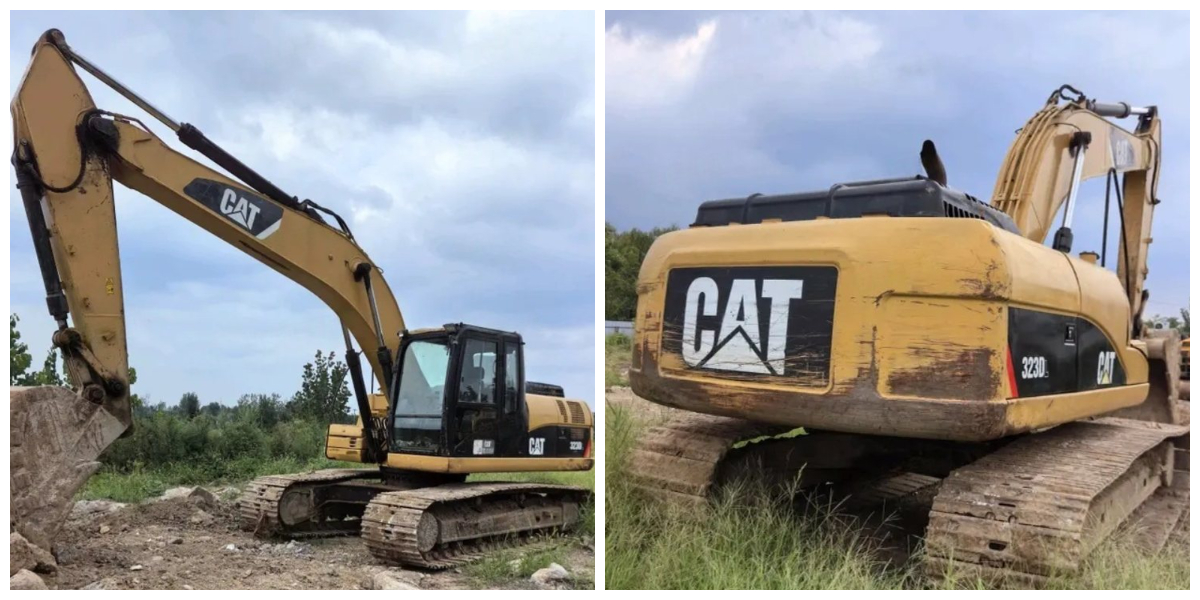Escavadora Caterpillar 323DL – Solução de terraplenagem pronta para África