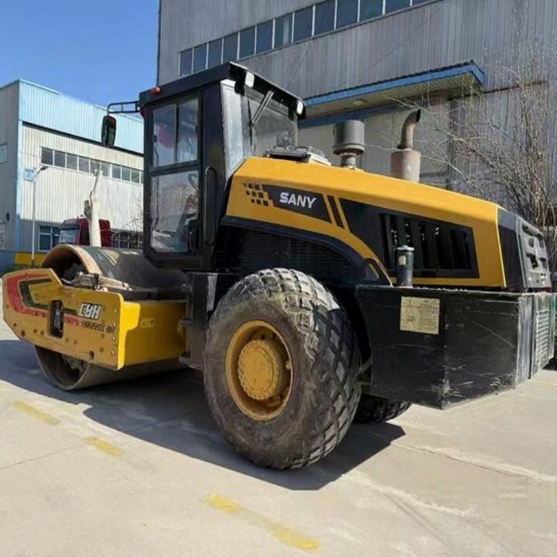 Rolo vibratório de tambor duplo usado 22T