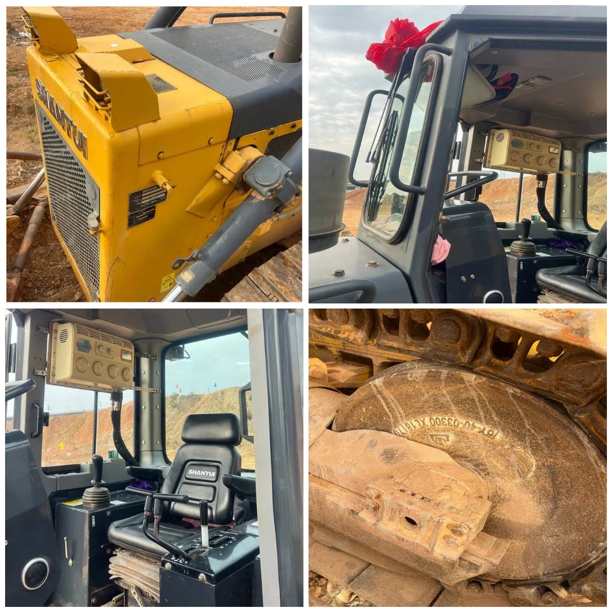 Trator de rastos Shantui SD16 standard de 2019 em África Trator de rastos Shantui SD16 standard de 2019 em África