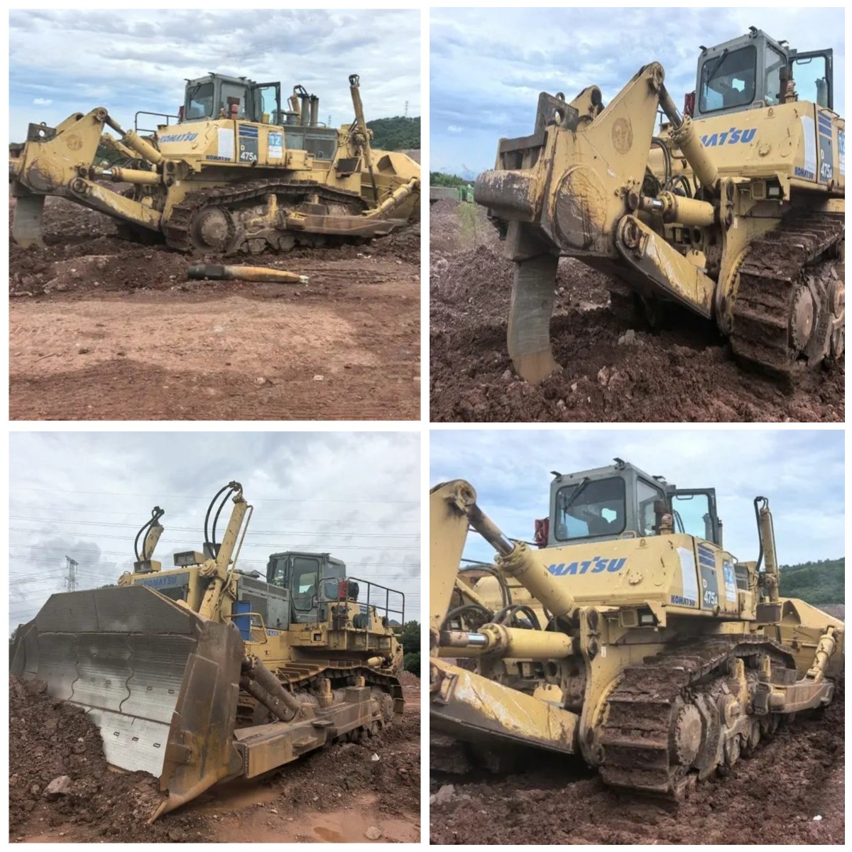 جرافة كوماتسو D475A-5 مُجددة موديل 2010