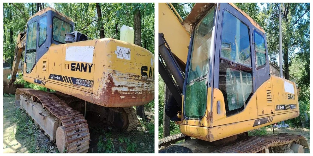 Escavadora Sany SY215C – Parceiro de Trabalho Africano Confiável