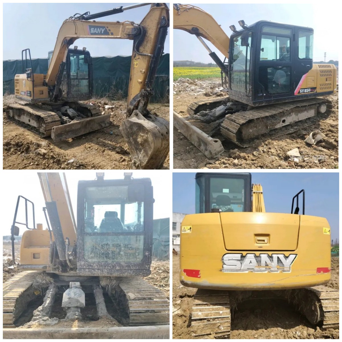 2022 SANY SY75C-10 Hydraulikbagger Afrika Verkauf