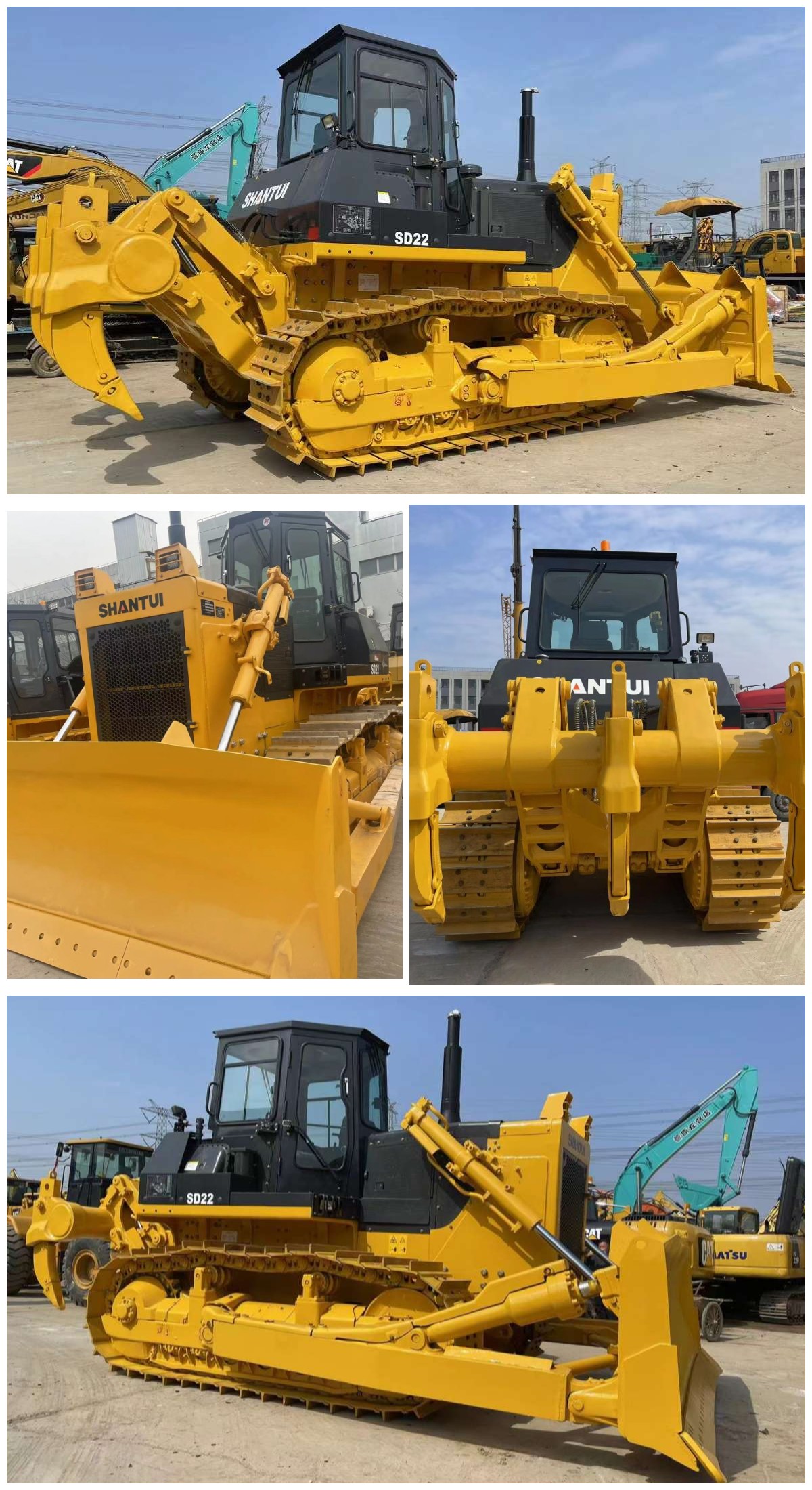 Tweedehands opgeknapte Shantui SD22 bulldozer Tweedehands opgeknapte Shantui SD22 bulldozer