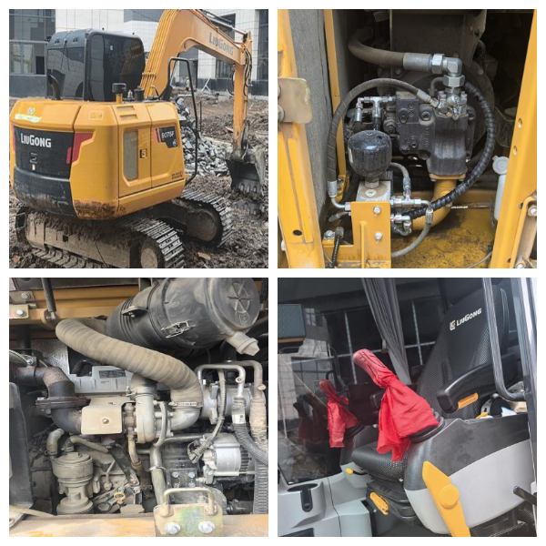 Compactador de rolo Liugong usado e certificado