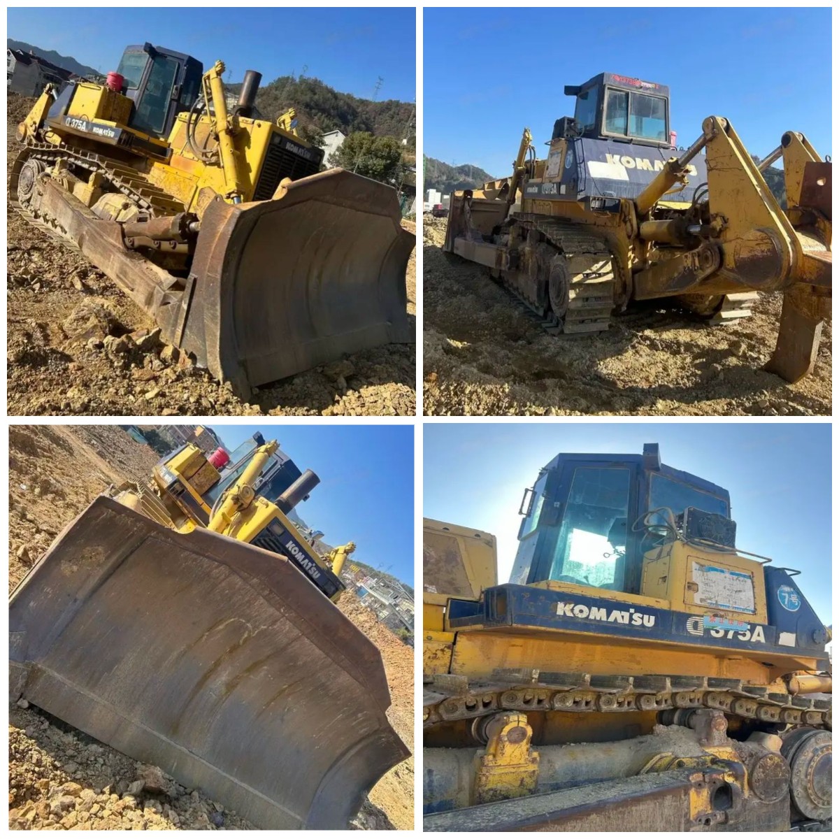 2008 Komatsu D375A-6 Crawler Dozer Africa