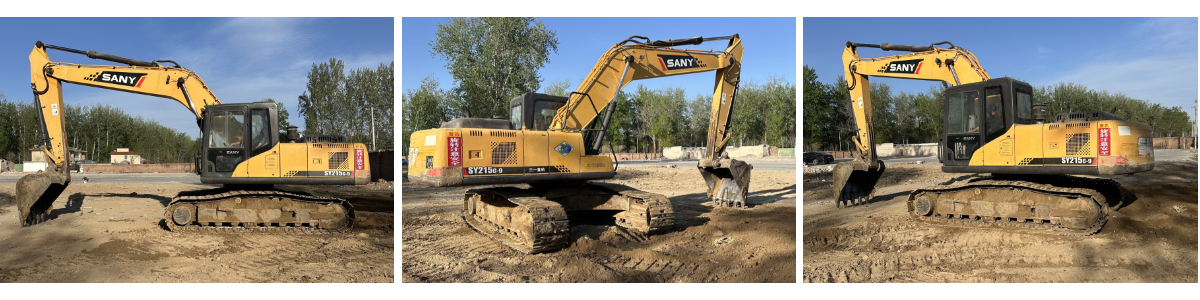 Máquinas de construção de escavadoras usadas SANY. jpg