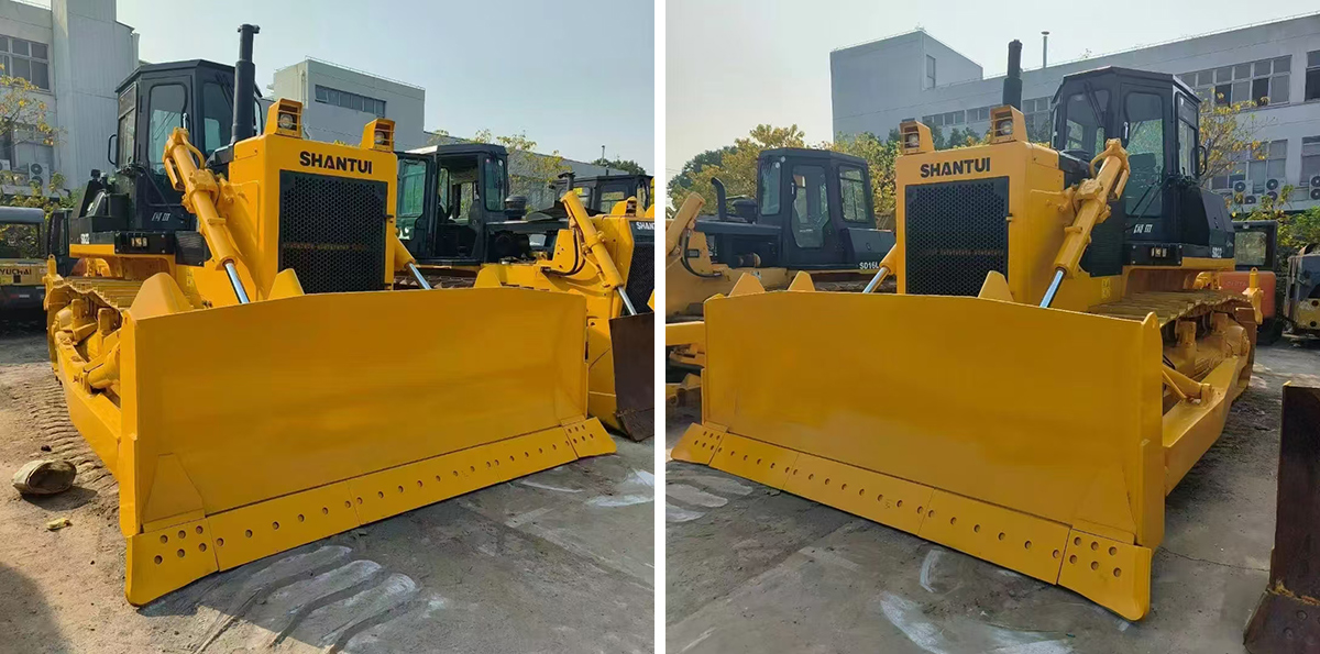 Trator de rastos usado Shantui com poucas horas de uso Trator de rastos usado Shantui com poucas horas de uso