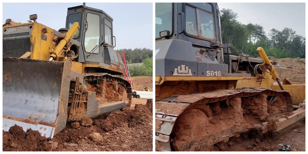 Modelo 2010 da escavadora Shantui SD16