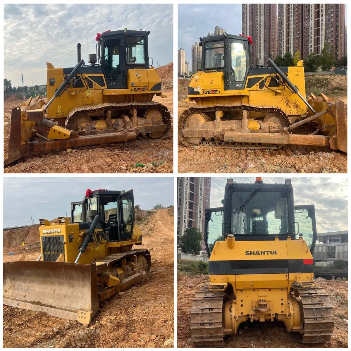 Trator de rastos Shantui SD16 standard de 2019 em África Trator de rastos Shantui SD16 standard de 2019 em África