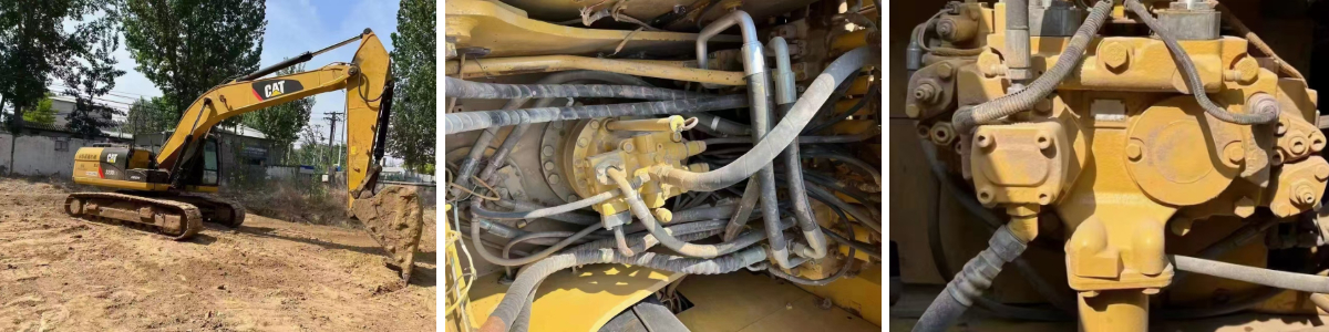 Escavadora Caterpillar Usada - Escolha de Alta Eficiência. jpg