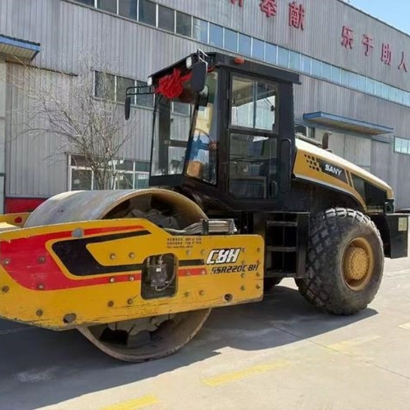 Rolo vibratório de tambor duplo usado 22T