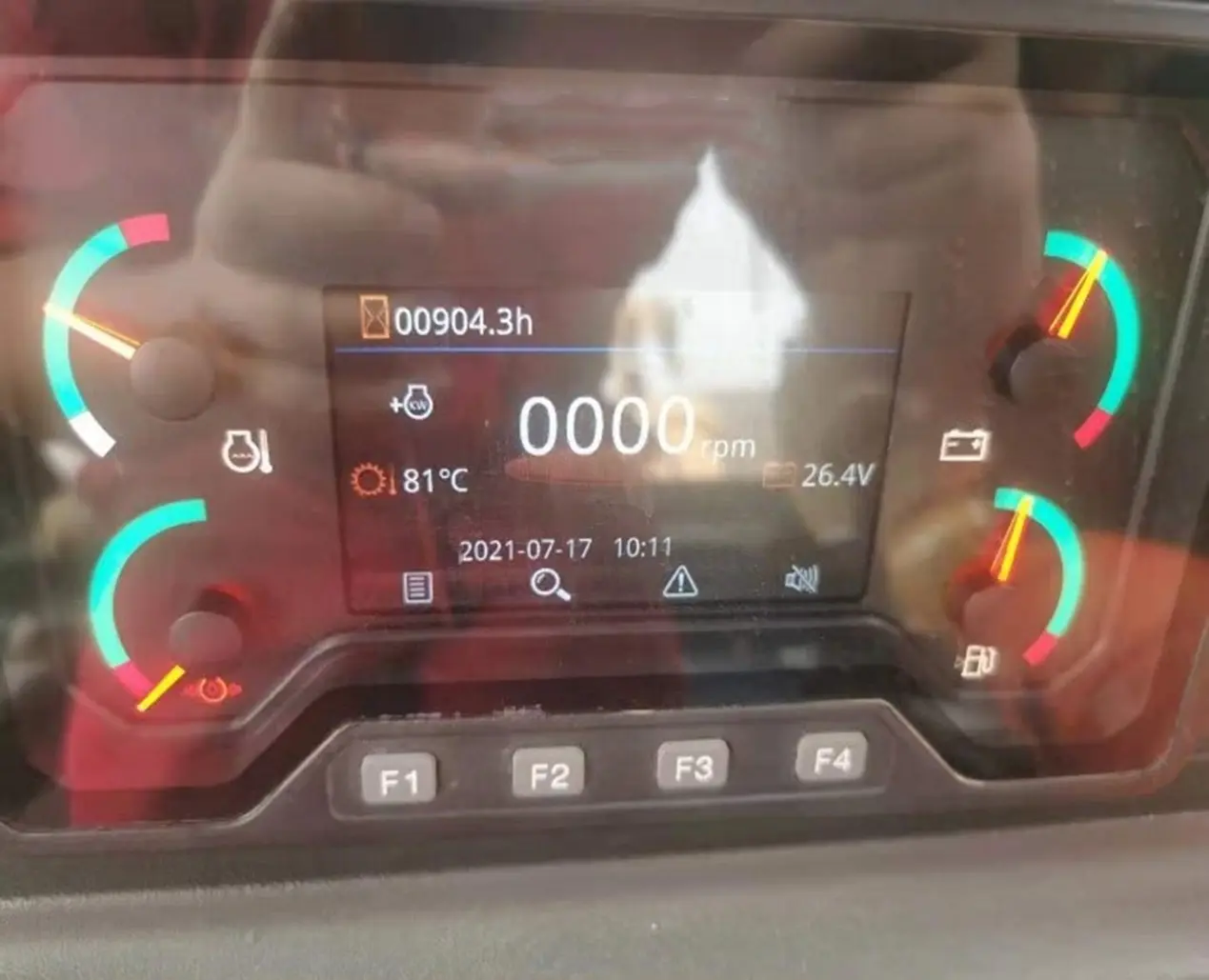 Conocimientos de mantenimiento: alarma de temperatura del agua de refrigeración del motor de la excavadora