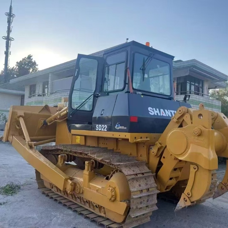 Bulldozer Shantui usado, equipo probado en el sitio