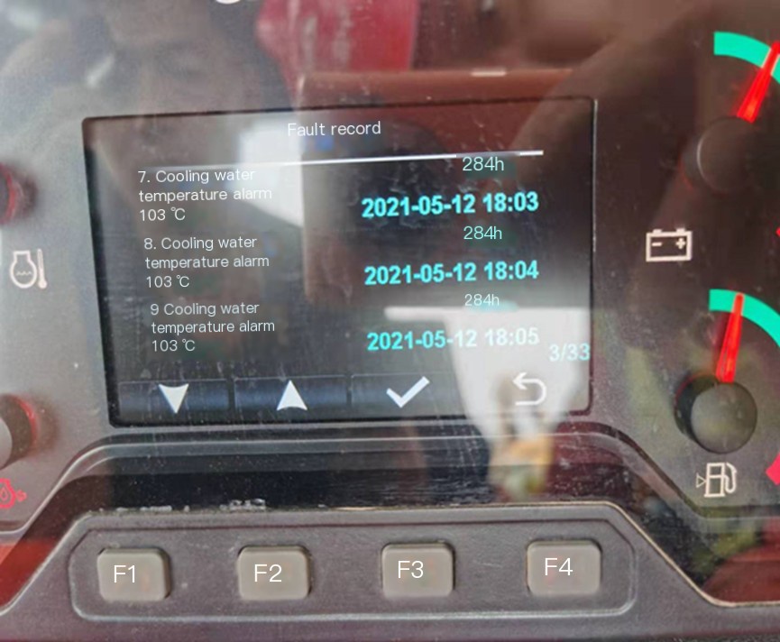 Pengetahuan penyelenggaraan - penggera suhu air penyejuk enjin jentolak