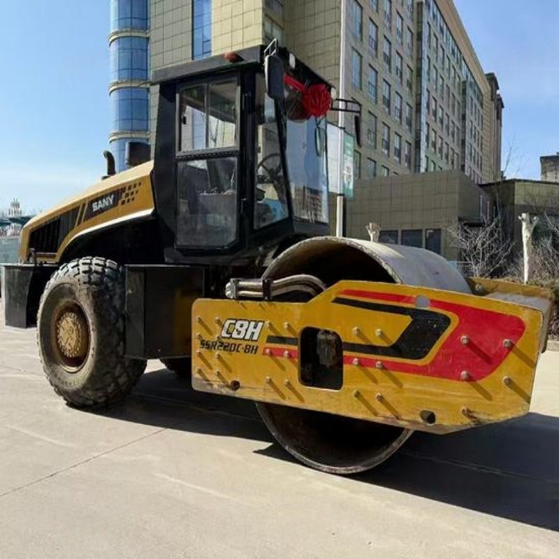 Rolo vibratório de tambor duplo usado 22T